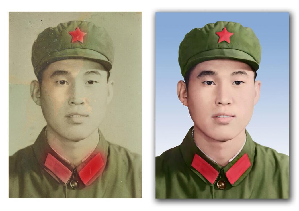 文教镇破损照片修复-18